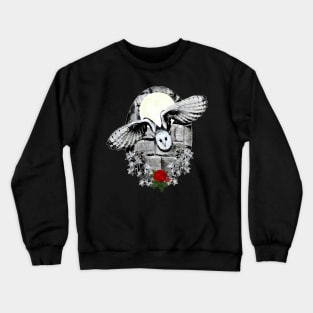 Flying Owl in the Moonlight Crewneck Sweatshirt